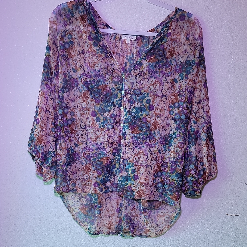 Weston Wear Multicolor Floral Blouse
